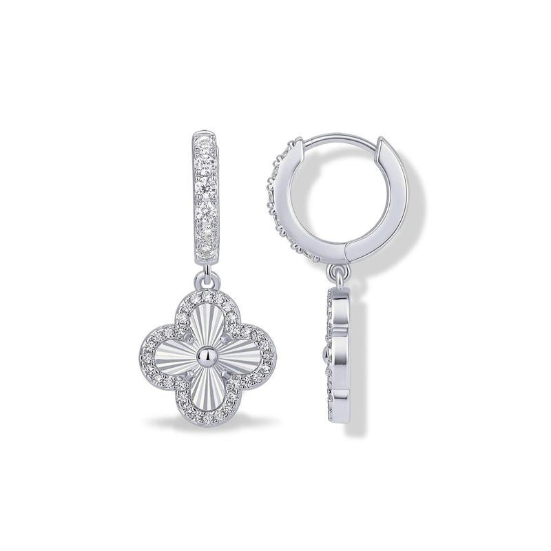 Oresa Gold Clover Earrings