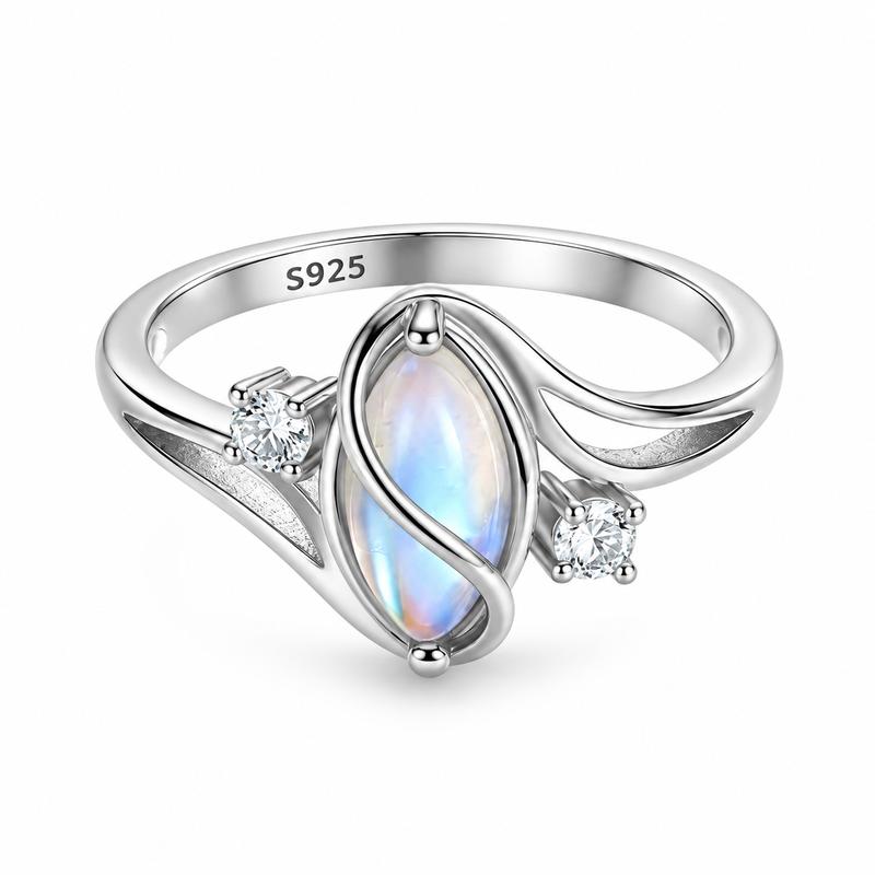 Oresa 925 Moonstone Ring
