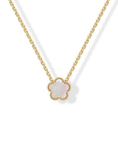 Oresa 14k-Gold Clover Necklace