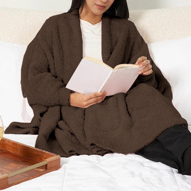 Oresa Women's Sherpa Wearable Blanket